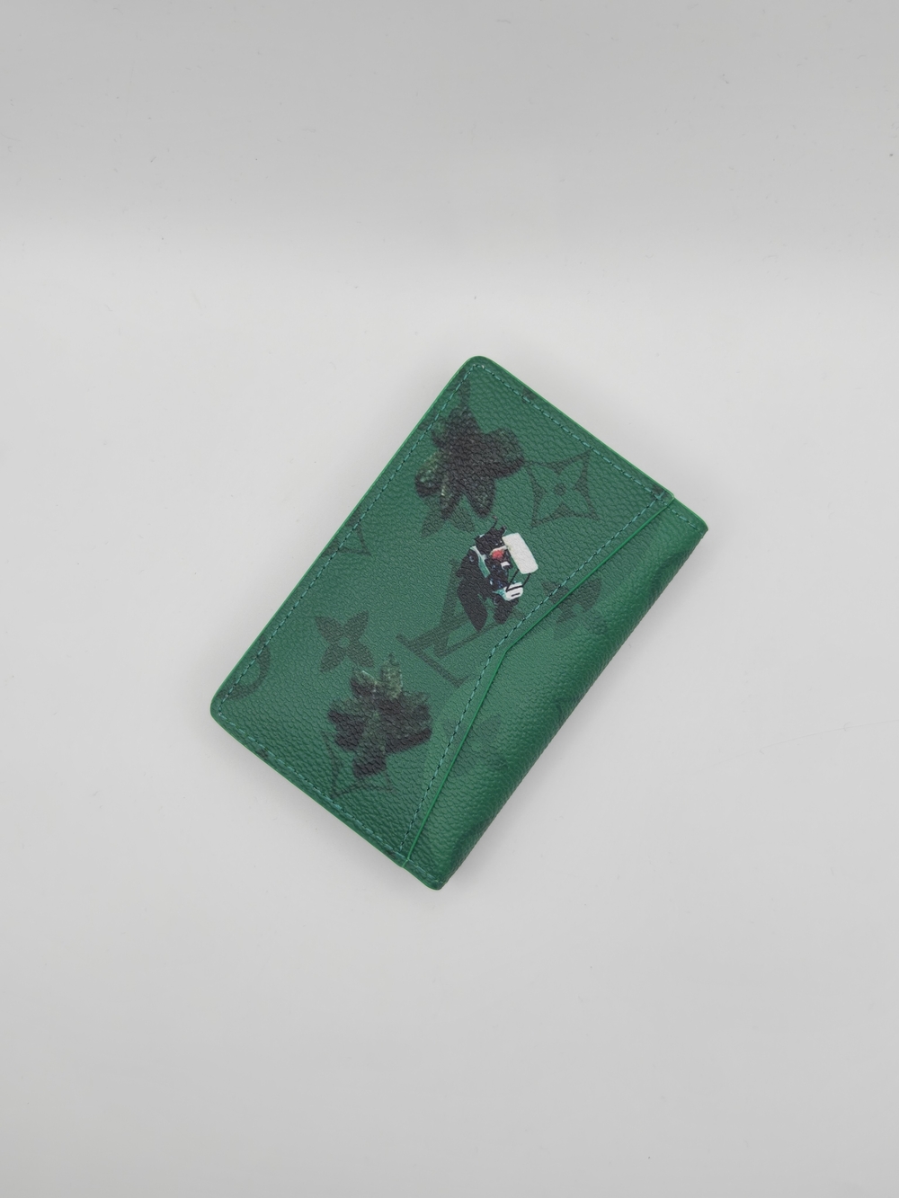 Louis Vuitton Green Golf Monogram Card Holder Pocket Organizer - Picture 4 of 4